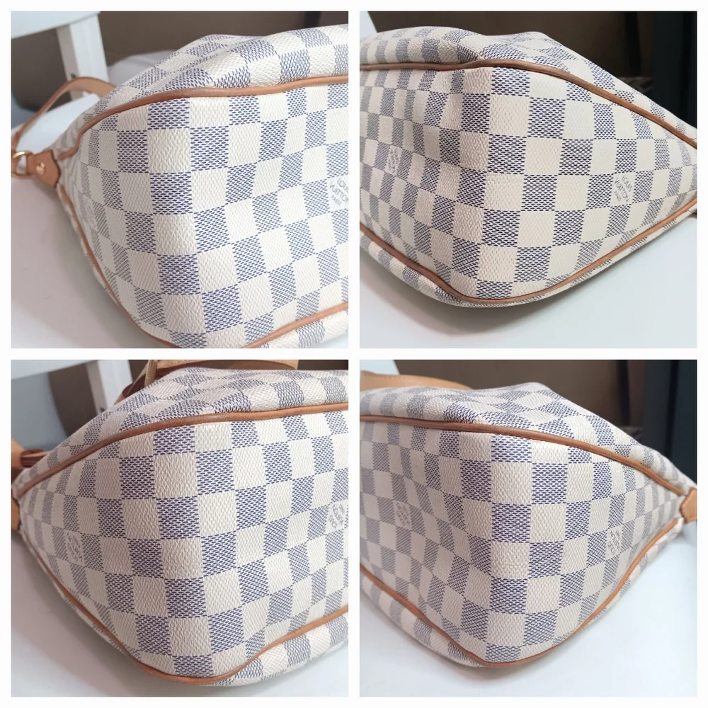 👜✨ Louis Vuitton Siracusa MM Damier Azur Crossbody & Shoulder Bag – EUC 🤍🌸 - Picture 15 of 17